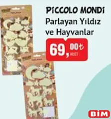 PİCCOLO MONDİ PARLAYAN YILDIZ VE HAYVANLAR